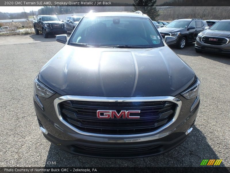Smokey Quartz Metallic / Jet Black 2020 GMC Terrain SLE AWD
