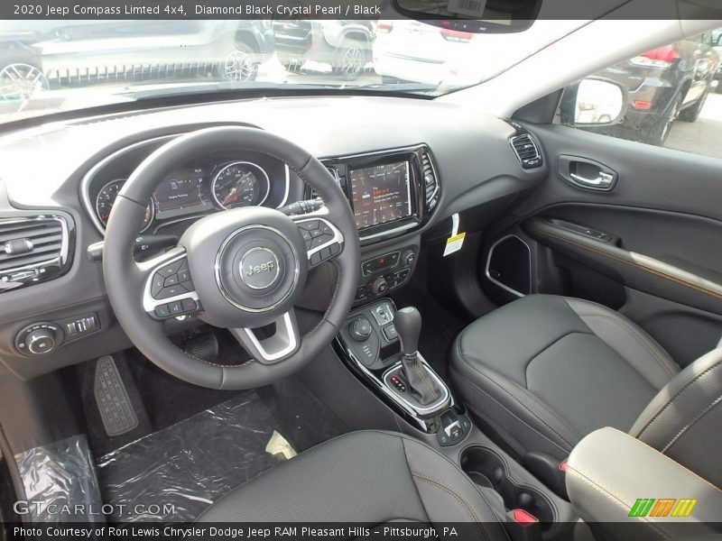 Front Seat of 2020 Compass Limted 4x4
