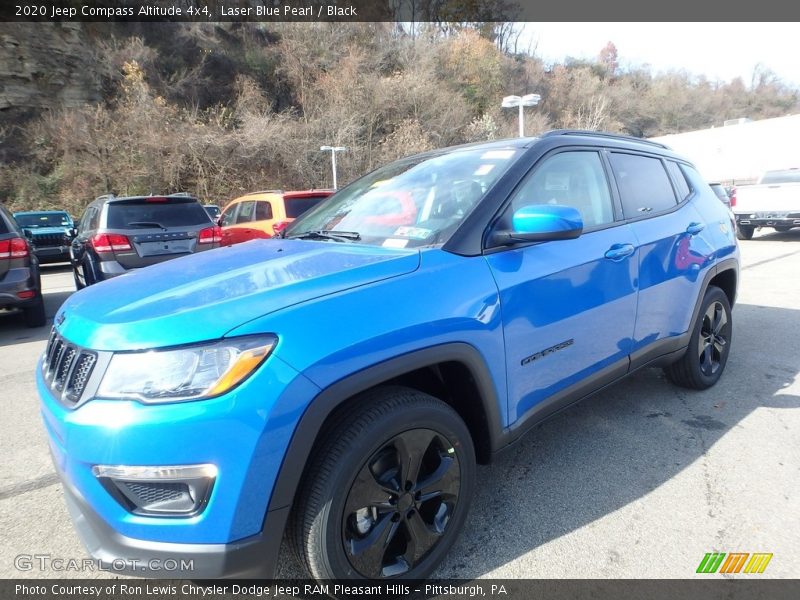 Laser Blue Pearl / Black 2020 Jeep Compass Altitude 4x4