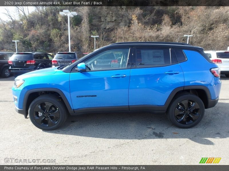 Laser Blue Pearl / Black 2020 Jeep Compass Altitude 4x4