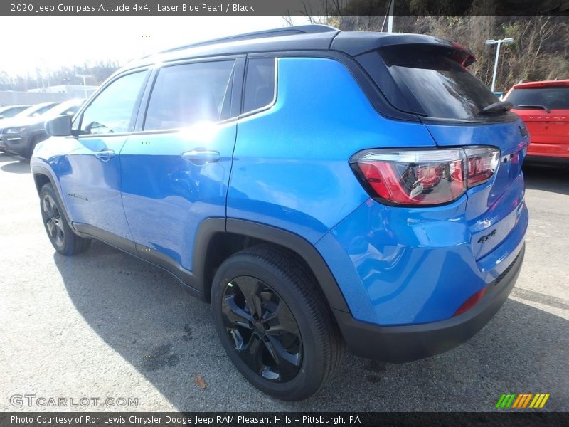 Laser Blue Pearl / Black 2020 Jeep Compass Altitude 4x4