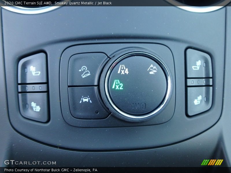 Smokey Quartz Metallic / Jet Black 2020 GMC Terrain SLE AWD