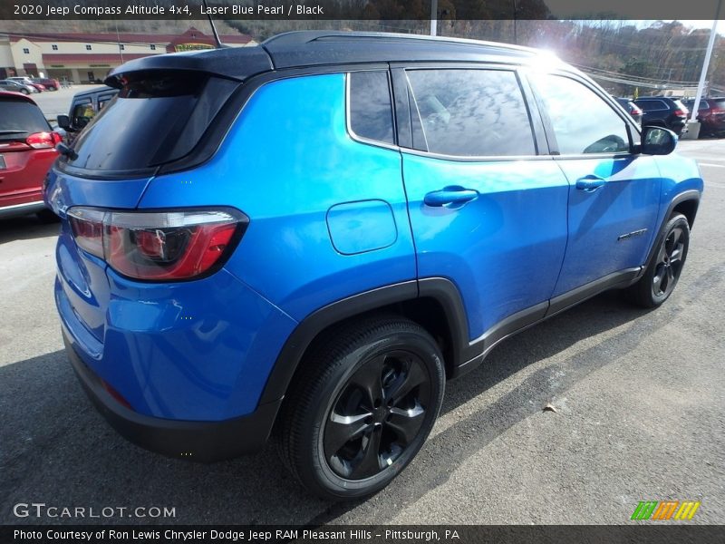 Laser Blue Pearl / Black 2020 Jeep Compass Altitude 4x4