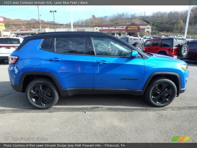 Laser Blue Pearl / Black 2020 Jeep Compass Altitude 4x4