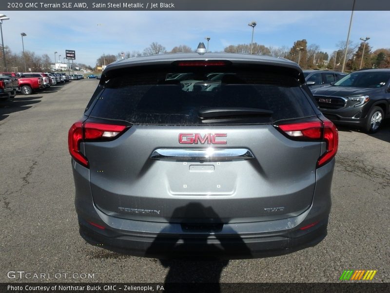 Satin Steel Metallic / Jet Black 2020 GMC Terrain SLE AWD