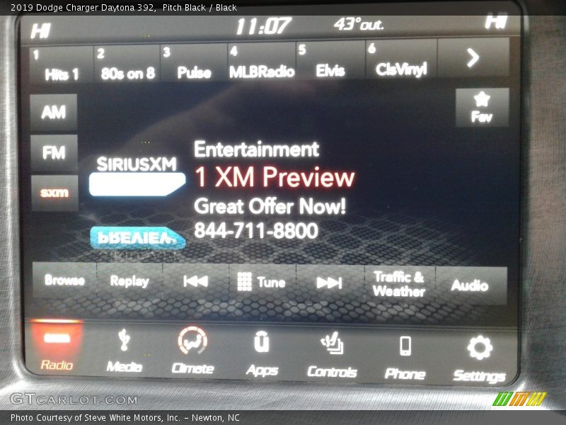 Pitch Black / Black 2019 Dodge Charger Daytona 392