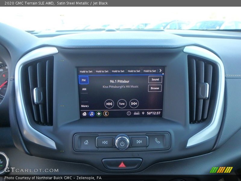 Satin Steel Metallic / Jet Black 2020 GMC Terrain SLE AWD