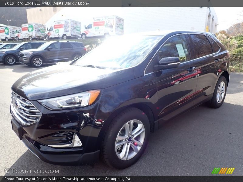 Agate Black / Ebony 2019 Ford Edge SEL AWD