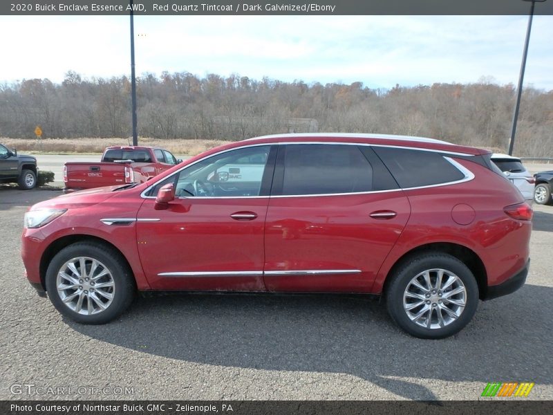 Red Quartz Tintcoat / Dark Galvinized/Ebony 2020 Buick Enclave Essence AWD