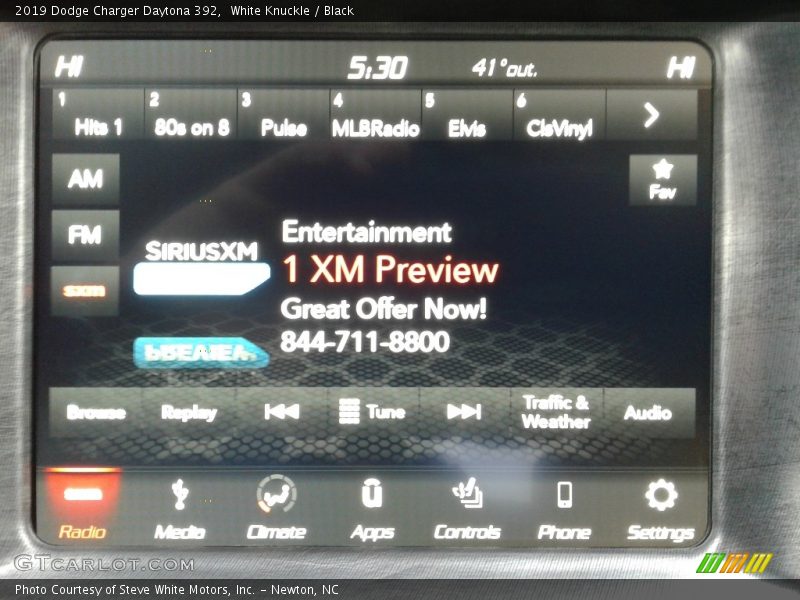 White Knuckle / Black 2019 Dodge Charger Daytona 392