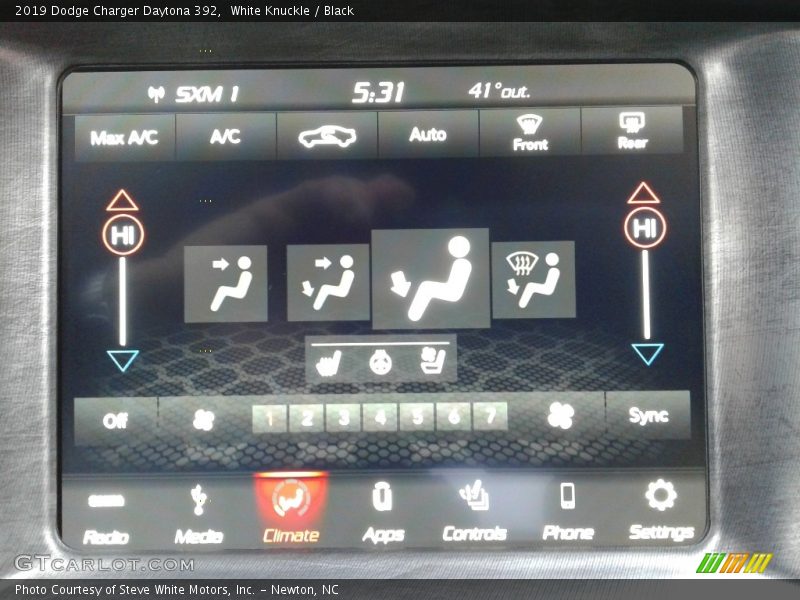 White Knuckle / Black 2019 Dodge Charger Daytona 392