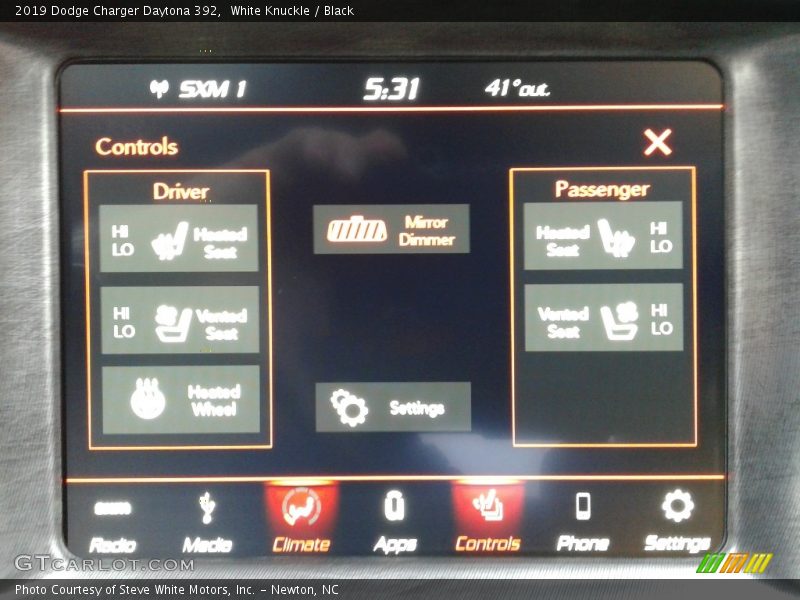 White Knuckle / Black 2019 Dodge Charger Daytona 392