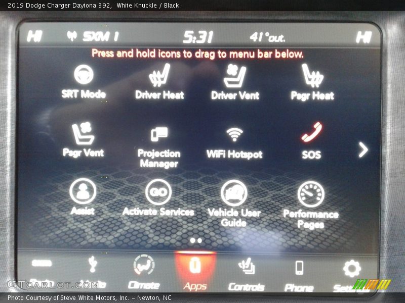 White Knuckle / Black 2019 Dodge Charger Daytona 392