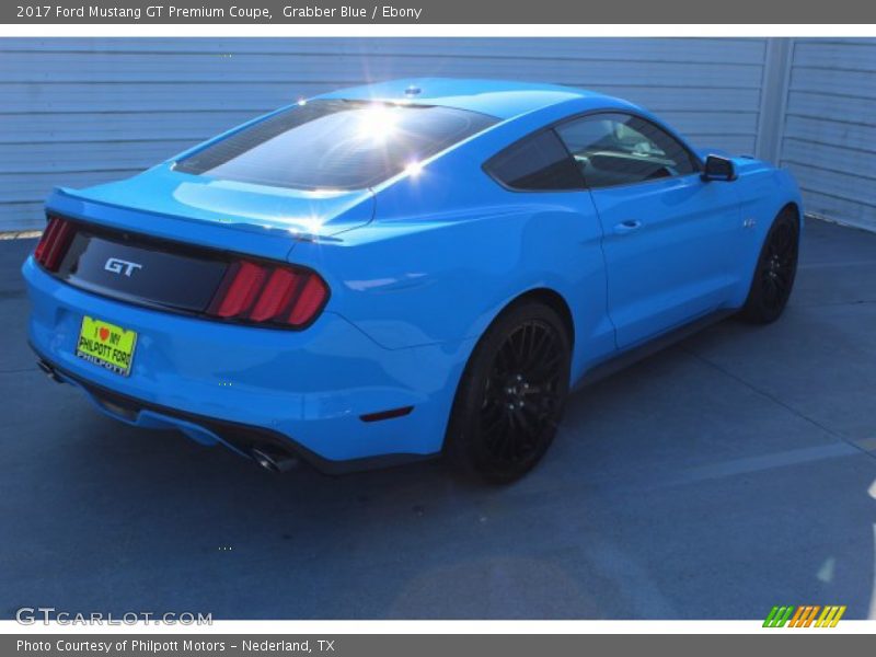 Grabber Blue / Ebony 2017 Ford Mustang GT Premium Coupe