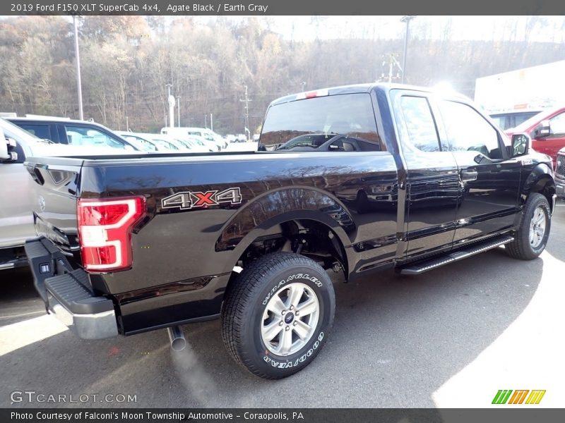 Agate Black / Earth Gray 2019 Ford F150 XLT SuperCab 4x4