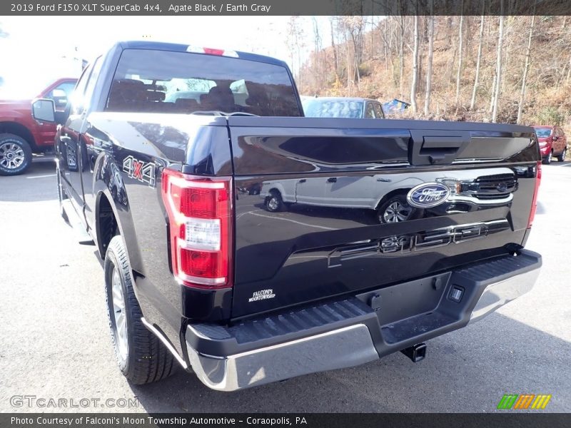 Agate Black / Earth Gray 2019 Ford F150 XLT SuperCab 4x4