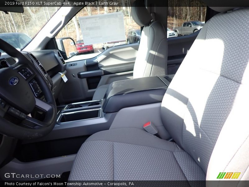 Agate Black / Earth Gray 2019 Ford F150 XLT SuperCab 4x4