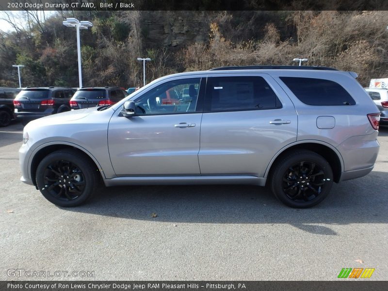 Billet / Black 2020 Dodge Durango GT AWD