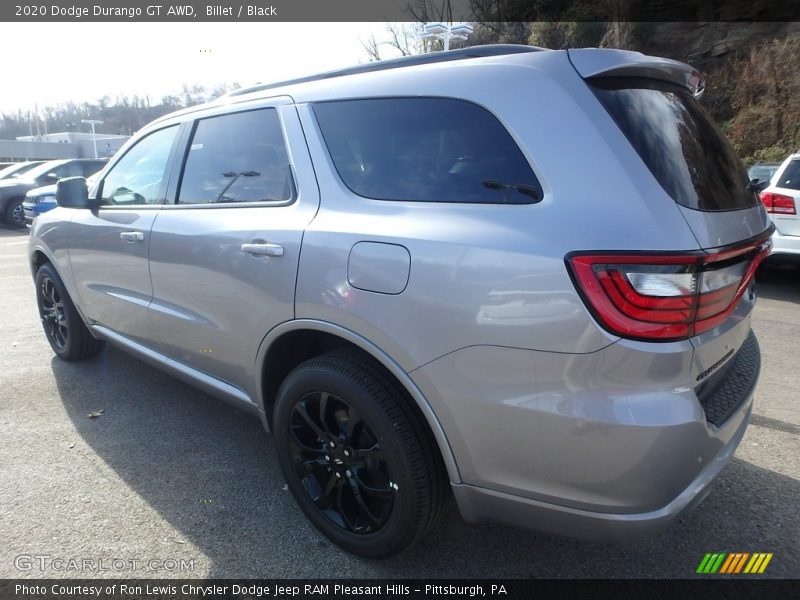 Billet / Black 2020 Dodge Durango GT AWD
