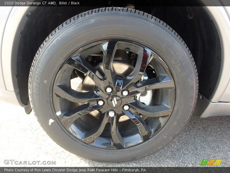 Billet / Black 2020 Dodge Durango GT AWD