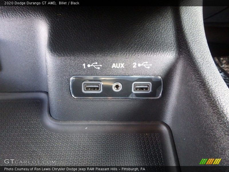 Billet / Black 2020 Dodge Durango GT AWD