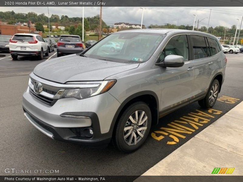 Lunar Silver Metallic / Gray 2020 Honda Pilot EX-L AWD