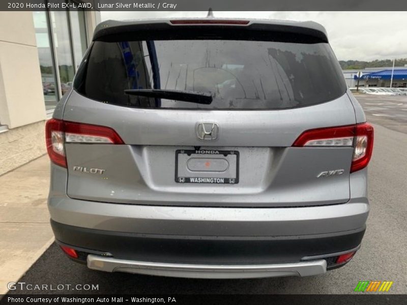 Lunar Silver Metallic / Gray 2020 Honda Pilot EX-L AWD