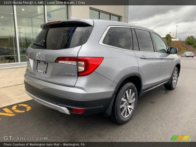 Lunar Silver Metallic / Gray 2020 Honda Pilot EX-L AWD