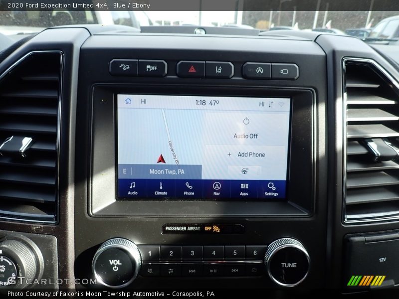 Navigation of 2020 Expedition Limited 4x4