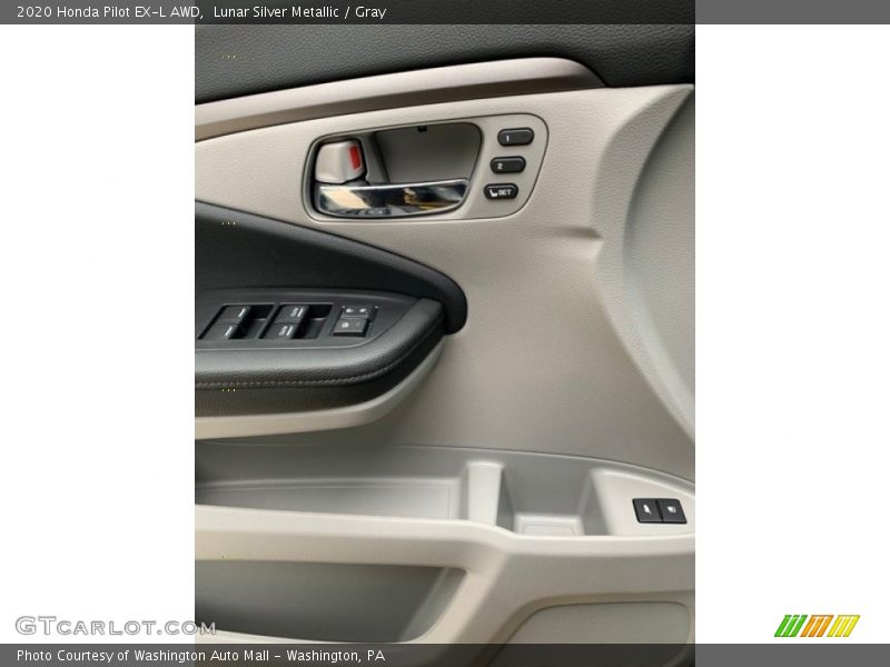 Lunar Silver Metallic / Gray 2020 Honda Pilot EX-L AWD