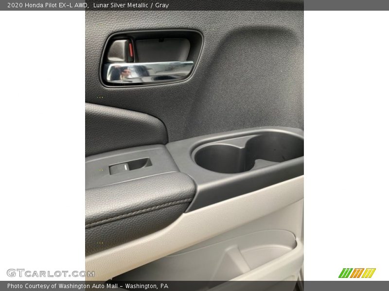 Lunar Silver Metallic / Gray 2020 Honda Pilot EX-L AWD