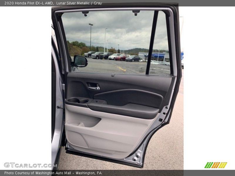 Lunar Silver Metallic / Gray 2020 Honda Pilot EX-L AWD