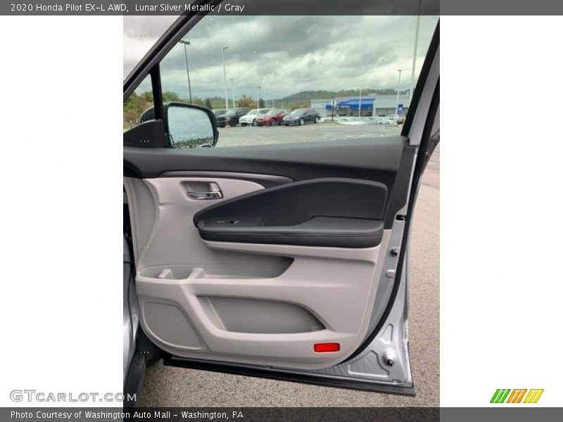 Lunar Silver Metallic / Gray 2020 Honda Pilot EX-L AWD