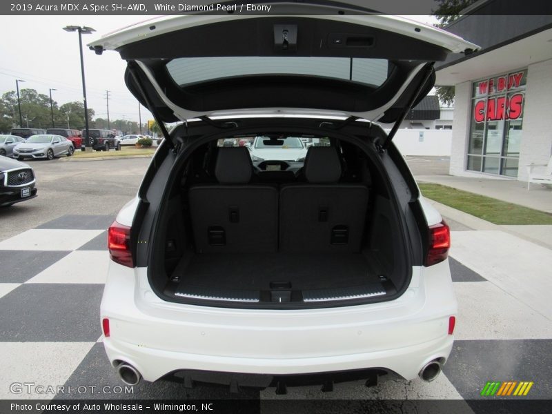 White Diamond Pearl / Ebony 2019 Acura MDX A Spec SH-AWD