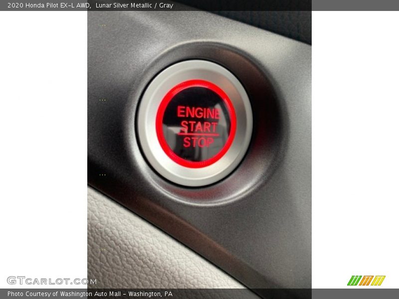 Lunar Silver Metallic / Gray 2020 Honda Pilot EX-L AWD