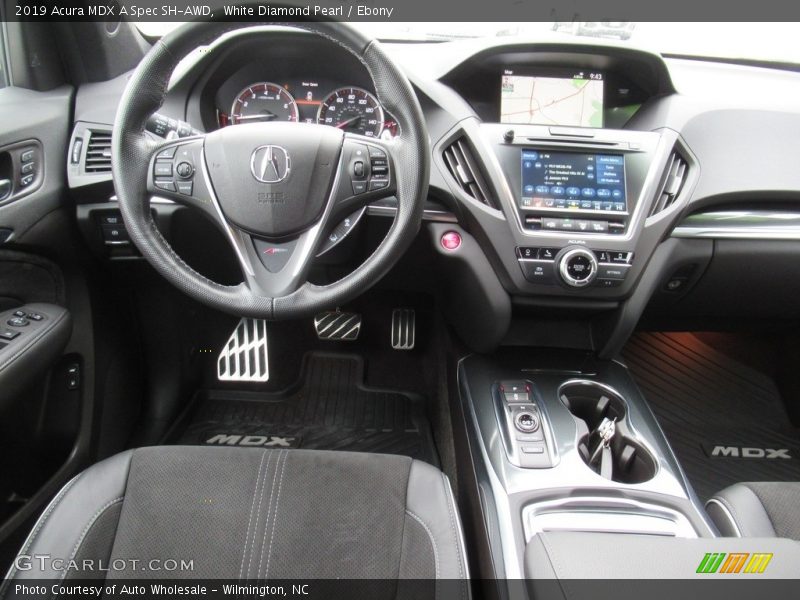 White Diamond Pearl / Ebony 2019 Acura MDX A Spec SH-AWD