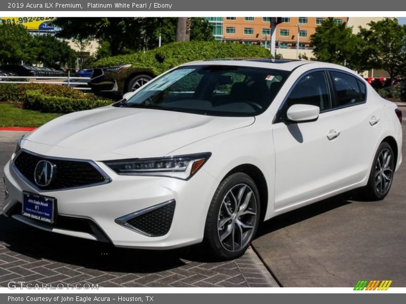Platinum White Pearl / Ebony 2019 Acura ILX Premium