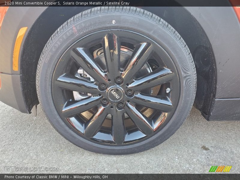 Solaris Orange Metallic / Satellite Gray 2020 Mini Convertible Cooper S