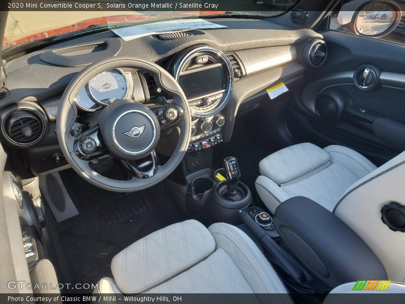  2020 Convertible Cooper S Satellite Gray Interior