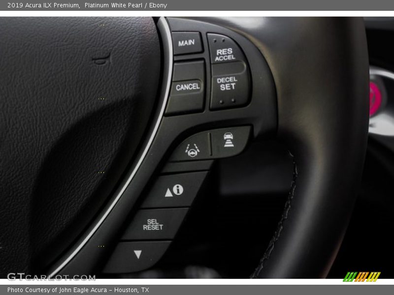 Platinum White Pearl / Ebony 2019 Acura ILX Premium