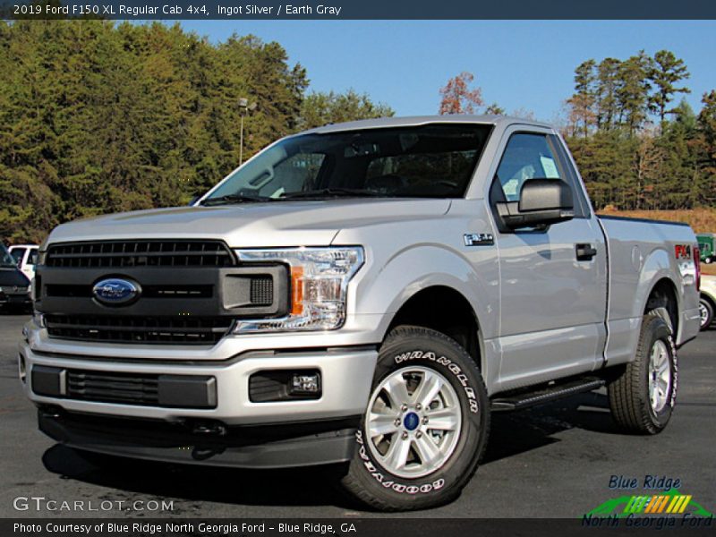 Ingot Silver / Earth Gray 2019 Ford F150 XL Regular Cab 4x4