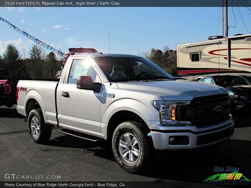 Ingot Silver / Earth Gray 2019 Ford F150 XL Regular Cab 4x4