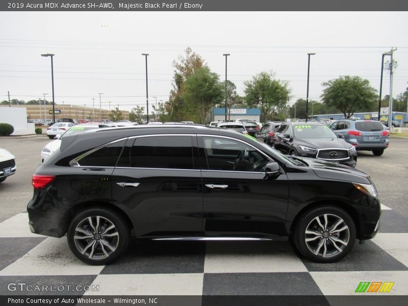 Majestic Black Pearl / Ebony 2019 Acura MDX Advance SH-AWD