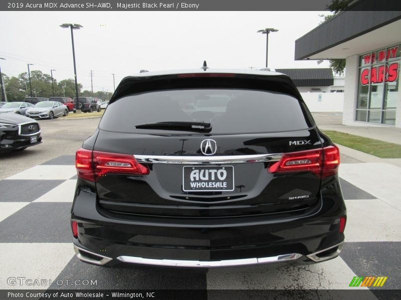Majestic Black Pearl / Ebony 2019 Acura MDX Advance SH-AWD