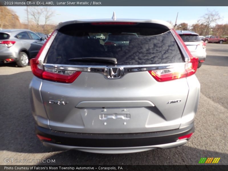 Lunar Silver Metallic / Black 2019 Honda CR-V EX-L AWD
