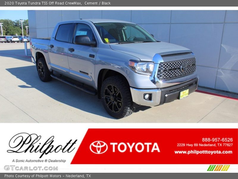 Cement / Black 2020 Toyota Tundra TSS Off Road CrewMax