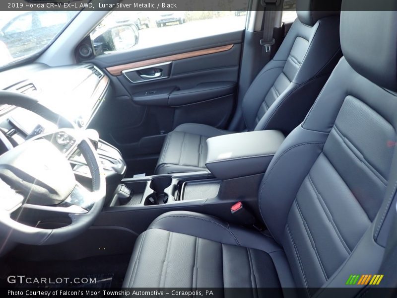 Lunar Silver Metallic / Black 2019 Honda CR-V EX-L AWD