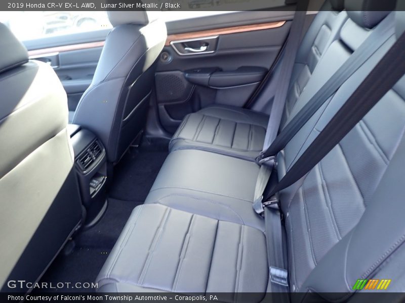 Lunar Silver Metallic / Black 2019 Honda CR-V EX-L AWD