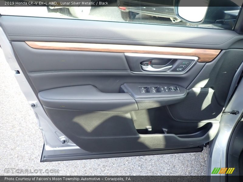 Lunar Silver Metallic / Black 2019 Honda CR-V EX-L AWD