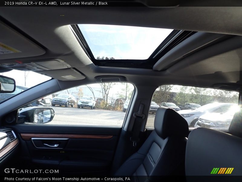 Lunar Silver Metallic / Black 2019 Honda CR-V EX-L AWD